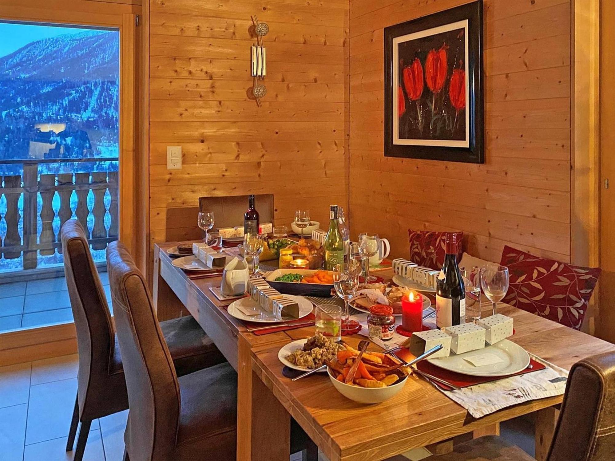 Mountain-View Chalet In Heremence With Terrace ภายนอก รูปภาพ