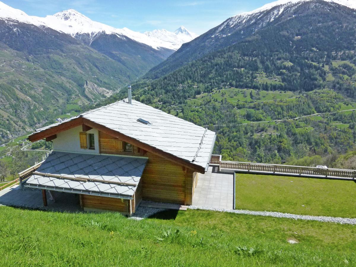 Mountain-View Chalet In Heremence With Terrace ภายนอก รูปภาพ